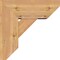 Ekena Millwork Traditional Slat Smooth Bracket w/ Offset Brace, Western Red Cedar, 7 1/2"W x 18"D x 18"H BKT0806X18X18TRA06SWR - alternate 4
